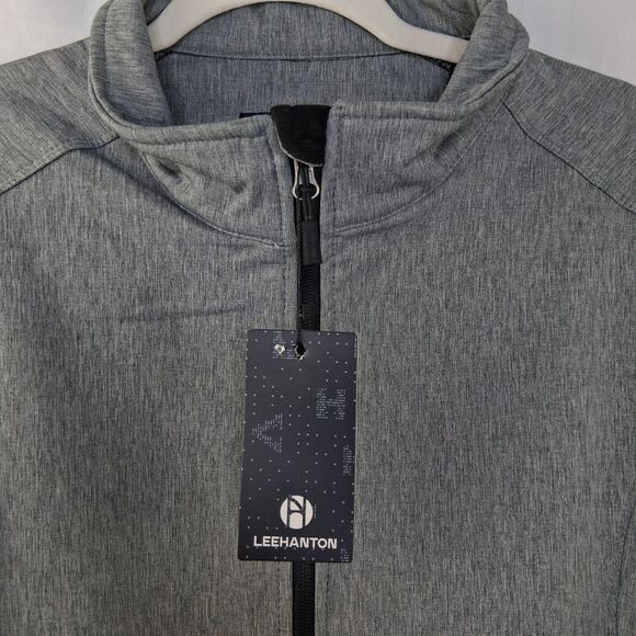 Leehanton Soft Shell Women's Jacket Gray Size XL New With Tags - Picture 14 of 16